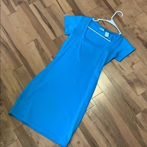 Bright & bold blue dress